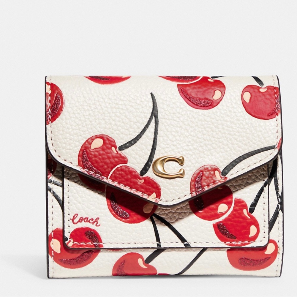 ISO Wyn Small Wallet With Cherry Print